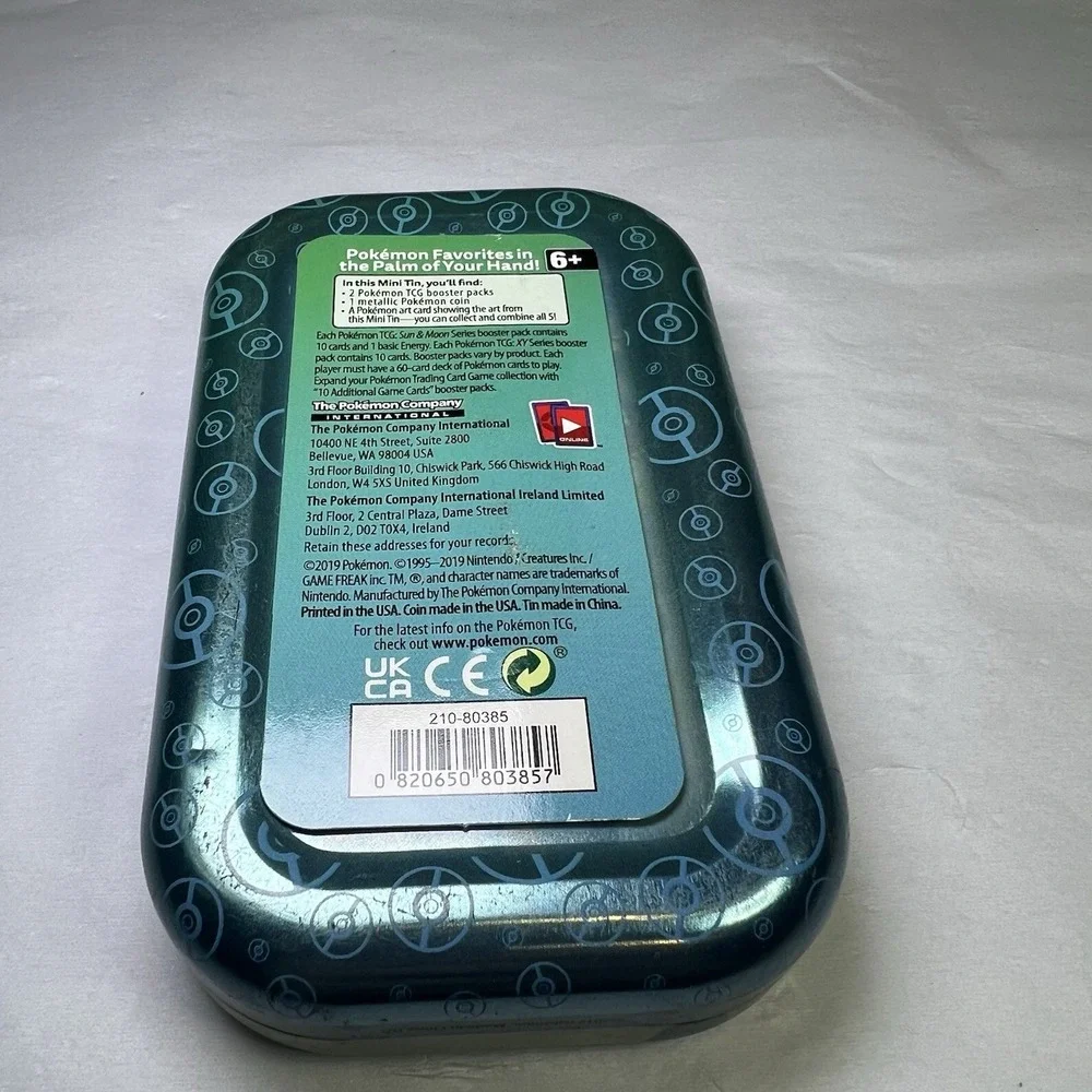 Pokemon Kanto Friends‎ Mini Tin (Tin Only) Free Shipping